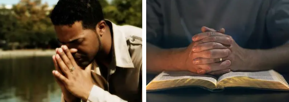 prière, signe de prise de conscience