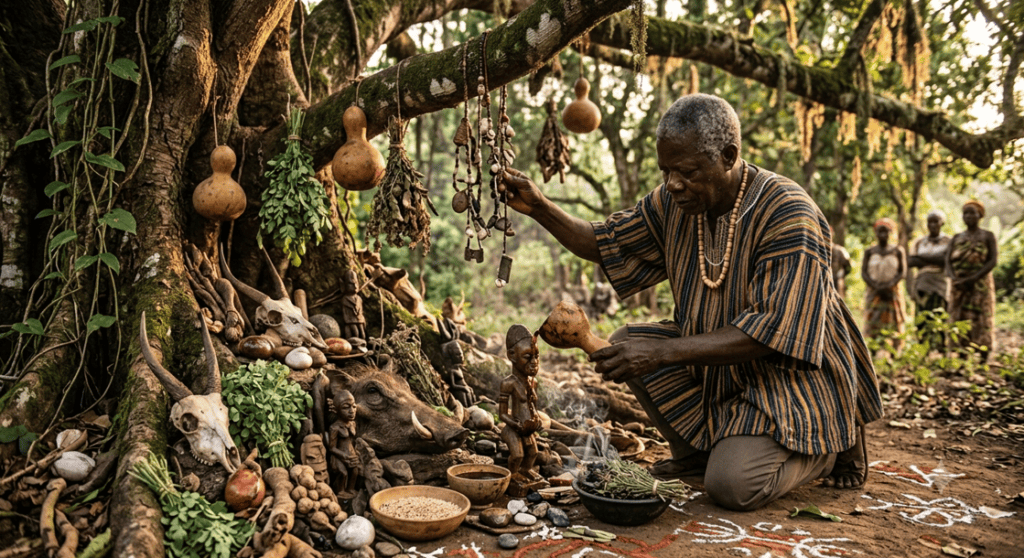 animiste africain