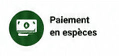 PAGE FRAIS D'ADHESION paiement en espèces