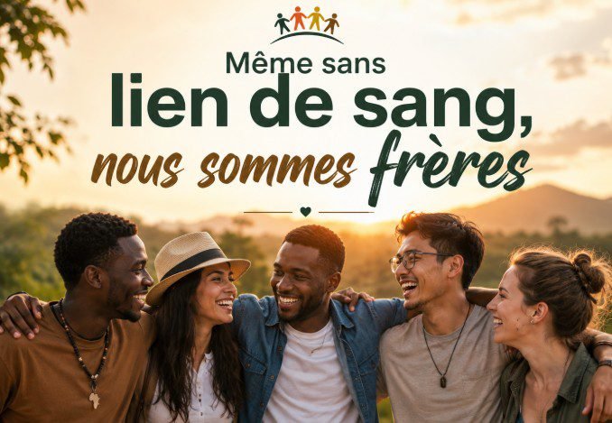 même sans lien de sang, nous sommes des frères